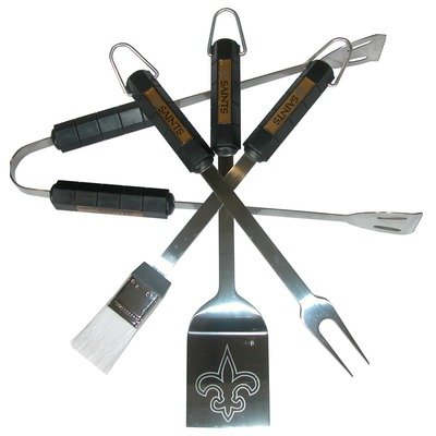 New Orleans Saints Grill Tool Set