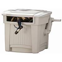 Suncast PHJ100M Garden Hose Reel Hideaway with 100-Foot Hose Capacity