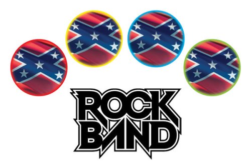 Rock Band Drum Skins: Rebel Flag (Xbox 360/PS3)