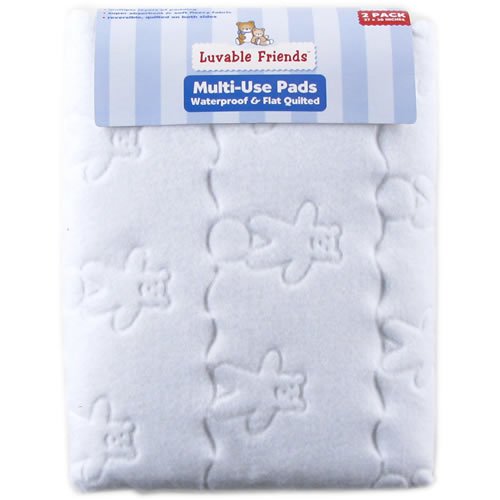 2-Pack Waterproof & Flat Quilted Multi-Use Pads