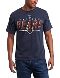 NFL Men's Chicago Bears Vintage Roster II Short Sleeve Pigment Dye Tee (Pigment Denim, Large)