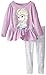 Disney Girls' Elsa Screen-Print Pullover Top and Legging Two-Piece Set