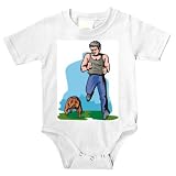 Onesie with familiaris, human, body, individuals, individual, domestic, persons, athlete, dogs, young, canis, humans, jogging, people, run, dog, exercising, person