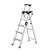 6 ft. Premium Lightweight Aluminum Folding Step Ladder, Leg Lock & Handle (SMF2061AABLD)