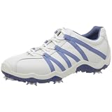 ECCO Men's Golf Casual Cool Golf Shoe,White/Baja Blue,45 EU (11-11.5 US)