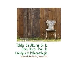 Tablas De Alturas De La Obra Datos Para La Geologia Y Paleontologia