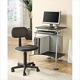 Computer Desk with Student Chair in Black
