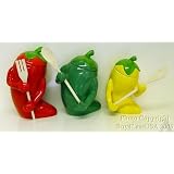 Chili Pepper Shaped Kitchen Ceramic Canister Set by Direct Co.