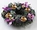 Purple Ribbon Advent Wreath