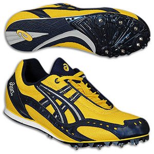 ASICS® Men's Hyperendurance  sz. 14.0, Yellow/navy/silver 