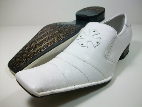 Mens White Delli Aldo Loafer Dress Casual Shoes Styled in Italy