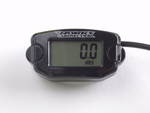 Works Connection 2 &amp; 4 Stroke Engine Tach Tachometer &amp; Hour Meter 37-100