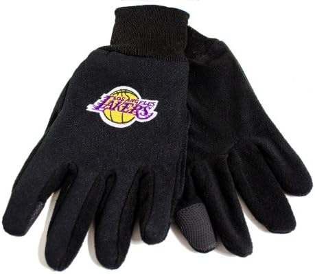 Officially Licensed NBA Technology Gloves (Los Angeles Lakers)