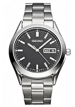 Seiko Men's Dress Silver-Tone Watch #SGF719