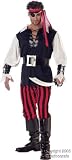  : Adult's Pirate Bandit Costume (Size:X-large 46-48)