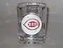 CINCINNATI REDS Team Logo SHOT GLASS with Pewter Logo