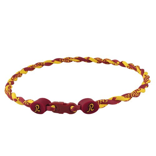 Washington Redskins Titanium (Double Braid) Core Sport Necklace