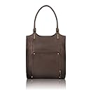 Solo Premium Leather 16" Laptop Bucket Tote, Espresso, VTA802-3