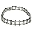Stainless Steel Bracelet, Steel Bike Chain - Length: 8.5"/Width: 8.5mm