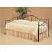 Wildon Home 2721 / 1138A Camel Back Daybed in Glossy Black