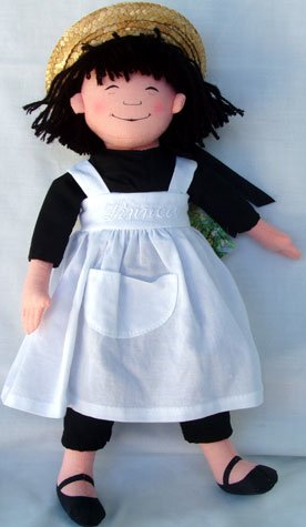 Linnea in Monet's Garden Cloth Doll 11.5