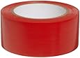 Brady 58201, 108' Length, 2" Width, B-7569 Vinyl Tape, Red Color Aisle Marking Tape
