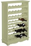French Country 42 bottle Wine Rack, 42 BOTTLE, SAGE