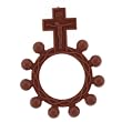 Finger Ring Rosary - Brown - MADE IN ITALY Finger Ring Rosary - Brown - MADE IN ITALY