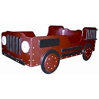 Fire Truck Wood Toddler Bed