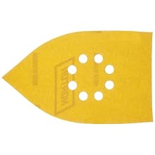 Norton Hook-and-Loop Iron Shaped Sandpaper Sheet for Black & Decker Sandstorm, Mega Mouse, Multi-Sander, Aluminum Oxide