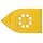 Norton Hook-and-Loop Iron Shaped Sandpaper Sheet for Black & Decker Sandstorm, Mega Mouse, Multi-Sander, Aluminum Oxide
