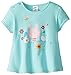 Zutano Baby Girls' Bunny and Bird Screen Swing Tee