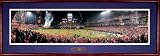 NFL Detroit Lions Ford Field Stadium Panoramic Print Deluxe Frame