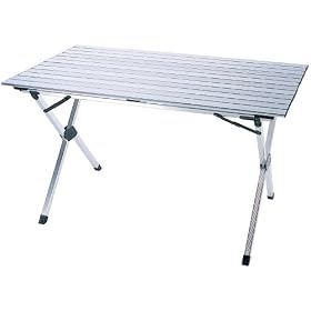 Slumberjack Stowaway Camp Table (Silver) by Slumberjack