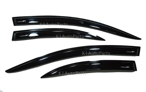 Wind Shield Air Guard Rain Weather Deflector Mitsubishi Lancer DE/ES/EX/GTS 2009 2010 2011 2012