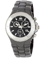 TechnoMarine Womens 110028C Cruise Ceramic Chronograph with Ceramic Bezel Watch