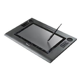 Trust Canvas 10 x 6 inch Widescreen Tablet with Ergonomic Wireless Pen