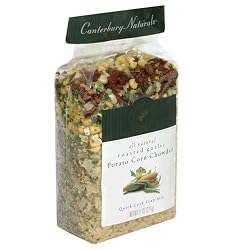Canterbury Naturals Roasted Garlic Potato Corn Chowder Quick Cook Soup Mix, 7.5-Ounce Bags (Pack of 6)