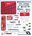 Proto 98110 129-Piece ERGONOMICS Railroad Electrician's Tool Set