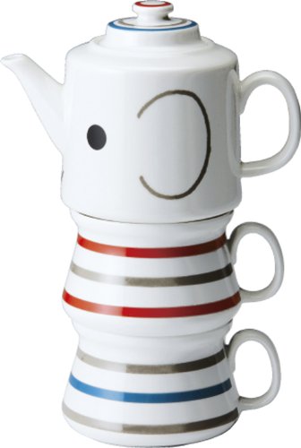 Shinzi Katoh Tea For Two (ポットとカップ2つのセット) pao 71302