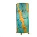 Butterfly series Table lamp in Sea Blue with wrought iron frame