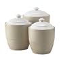 Pfaltzgraff Cappuccino 3-Piece Canister Set