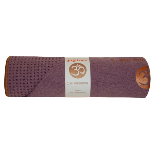 Yogitoes Skidless Mat Size Towel (Lotus)