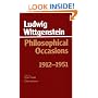 Philosophical Occasions, 1912-51