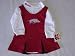 Arkansas Razorbacks NCAA Baby/Infant Cheerleader Halloween Costume size 12 Mos