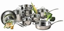 Calphalon LS13 Tri-Ply Stainless-Steel 13-Piece Cookware Set