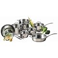 Calphalon LS13 Tri-Ply Stainless-Steel 13-Piece Cookware Set
