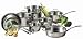 Kitchen & Housewares : Calphalon Tri-Ply Stainless-Steel 13-Piece Cookware Set