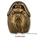 Dog Door Knocker - Shihtzu-Bronze