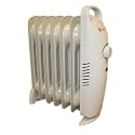 600w 7-Fin Mini Oil Filled Radiator / Heater